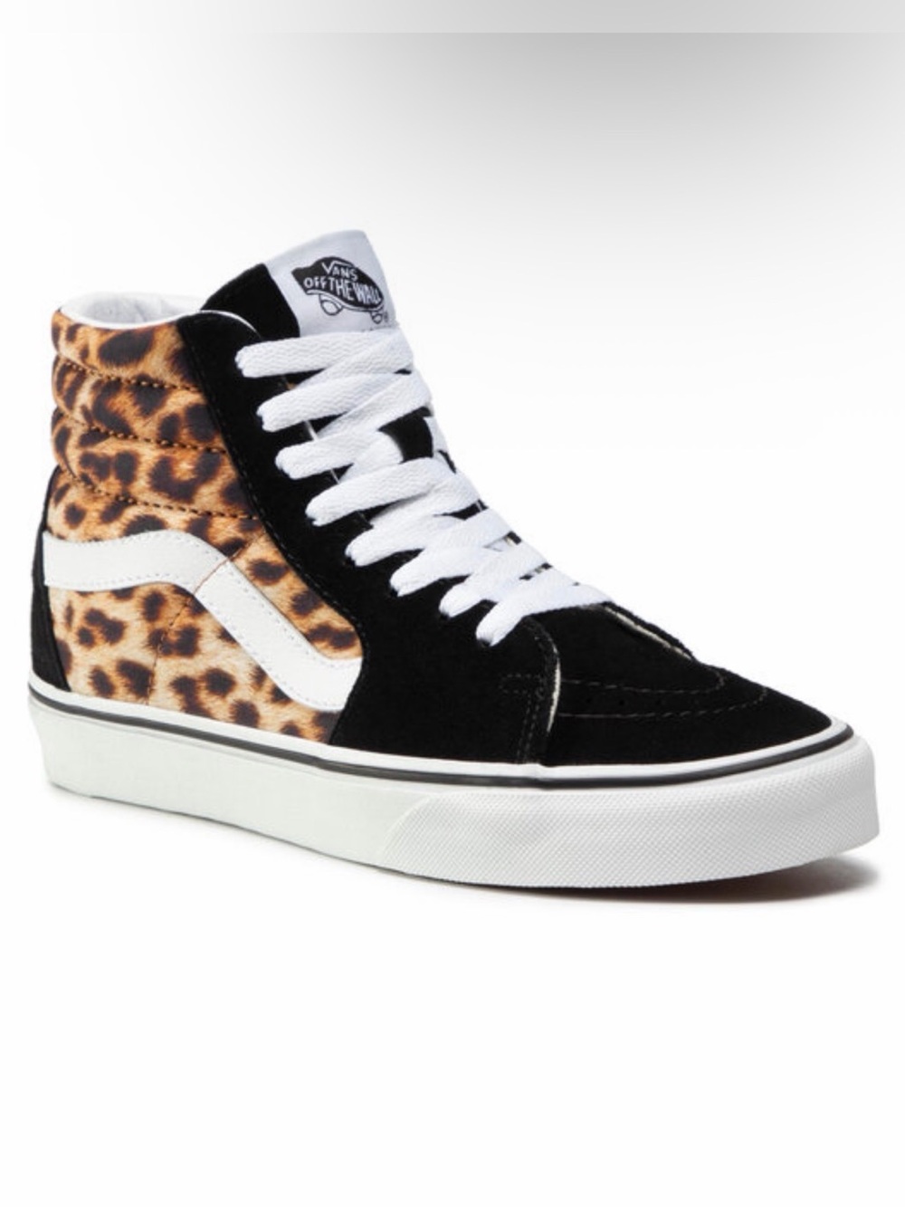 Vans Sk8-Hi Leopard Black/True White High-Top Sneakers